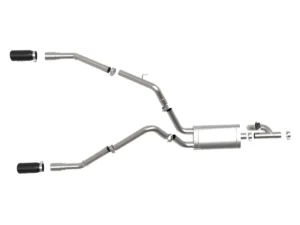 Aktywny sportowy układ wydechowy Gemini XV 3 IN 304 Stainless Steel Cat-Back Exhaust System w/ Cut-Out Black | RAM 1500 CLASIC (DS) 5.7L HEMI | 2009-2024
