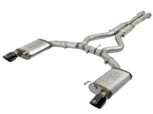 Układ Wydechowy MACH Force-Xp 304 Stainless Steel 3 IN Cat-Back Exhaust System Black | Ford Mustang GT | 5.0 V8 | 3.7 V6 | 2015-2017