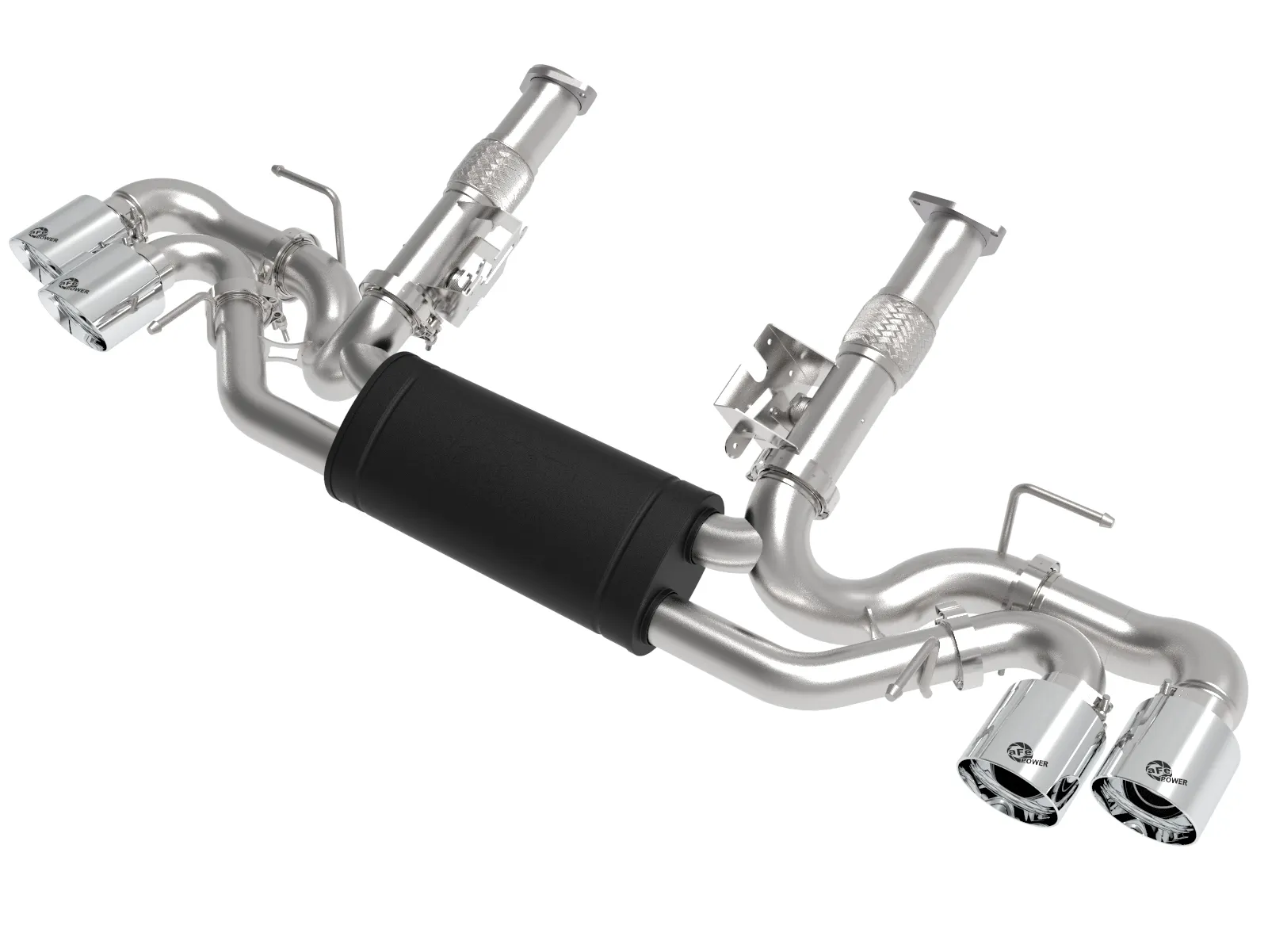 Układ Wydechowy MACH Force-Xp 304 Stainless Steel Cat-Back Exhaust w/ Muffler Polished (No NPP) | Chevrolet Corvette C8 | 6.2 | 2020-2025 - obrazek 4