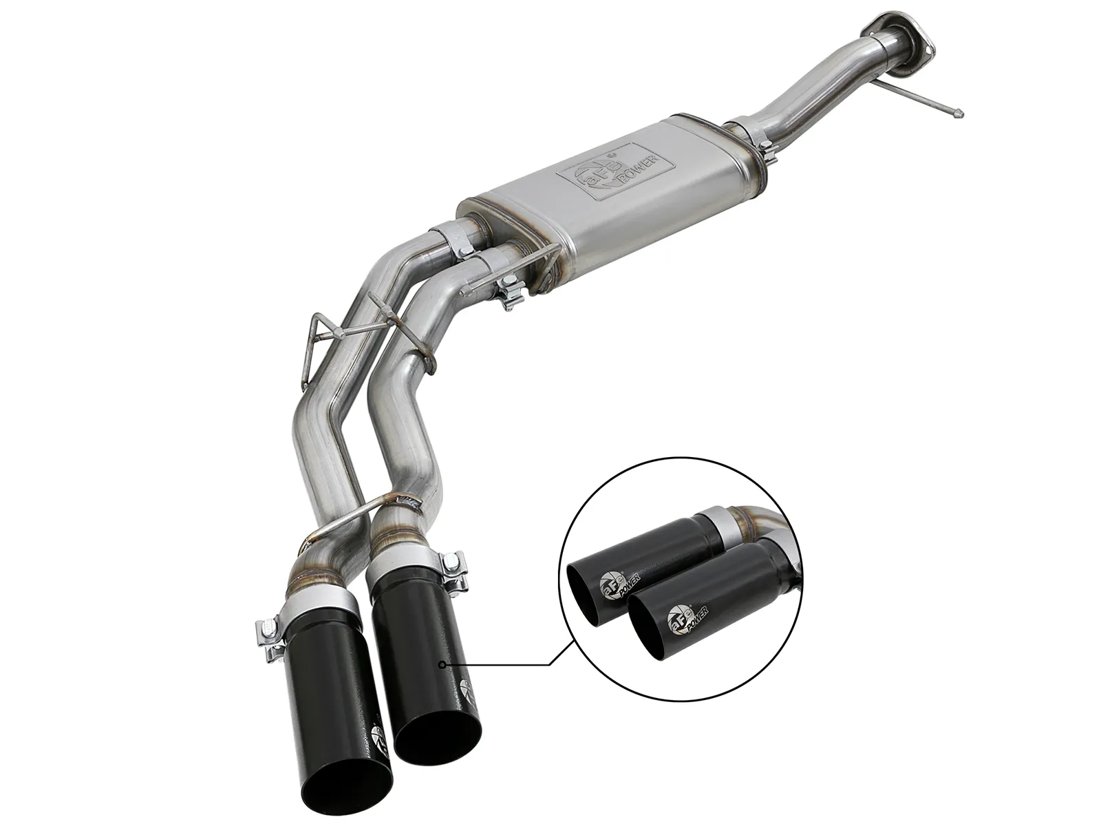aFe MACH Force-Xp 3in 409 SS Cat-Back Exhaust | Ford F-150 V8 4.6/5.4L (09-10) (49-43015-B) main image 1