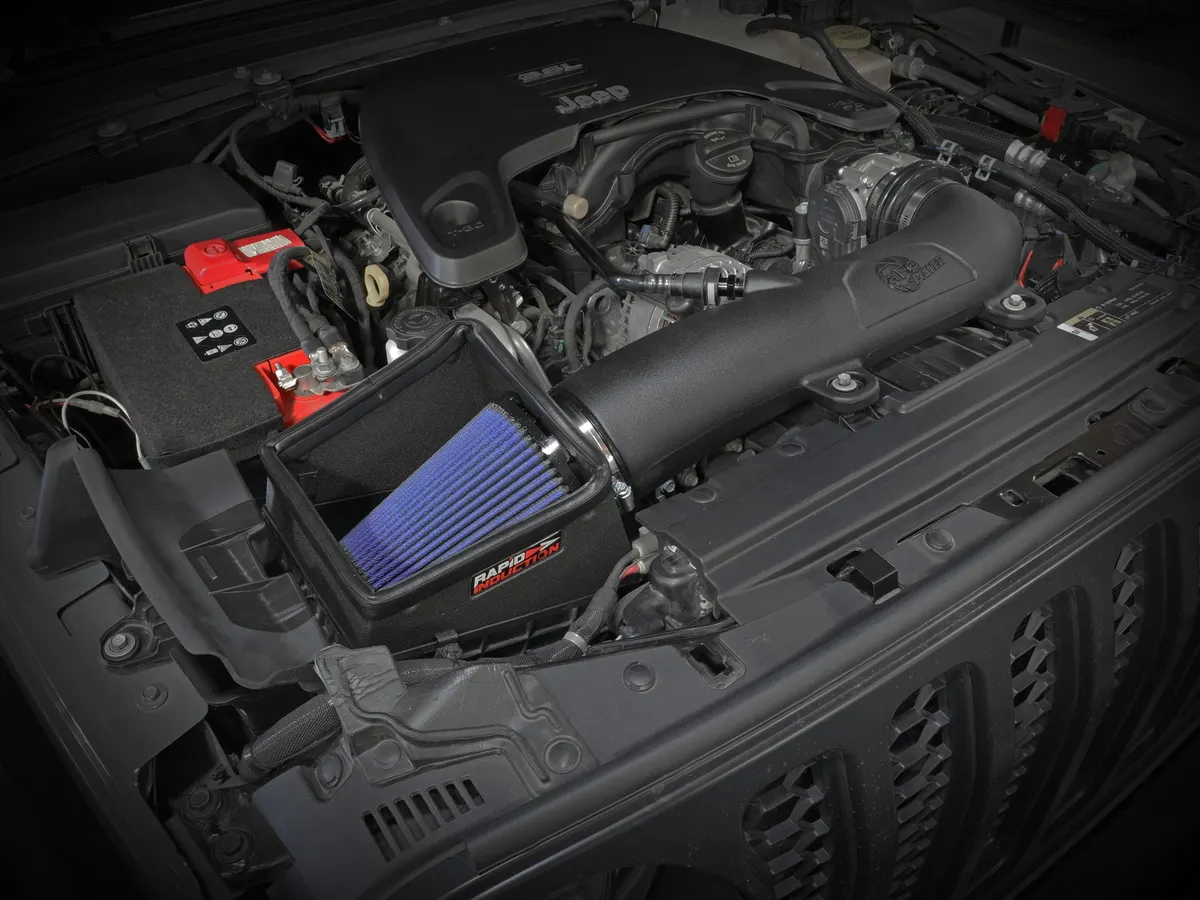 Układ dolotowy Rapid Induction Cold Air Intake System w/ Pro 5R Filter | Jeep Wrangler JL 3.6 V6 | 2018-2025 - obrazek 3