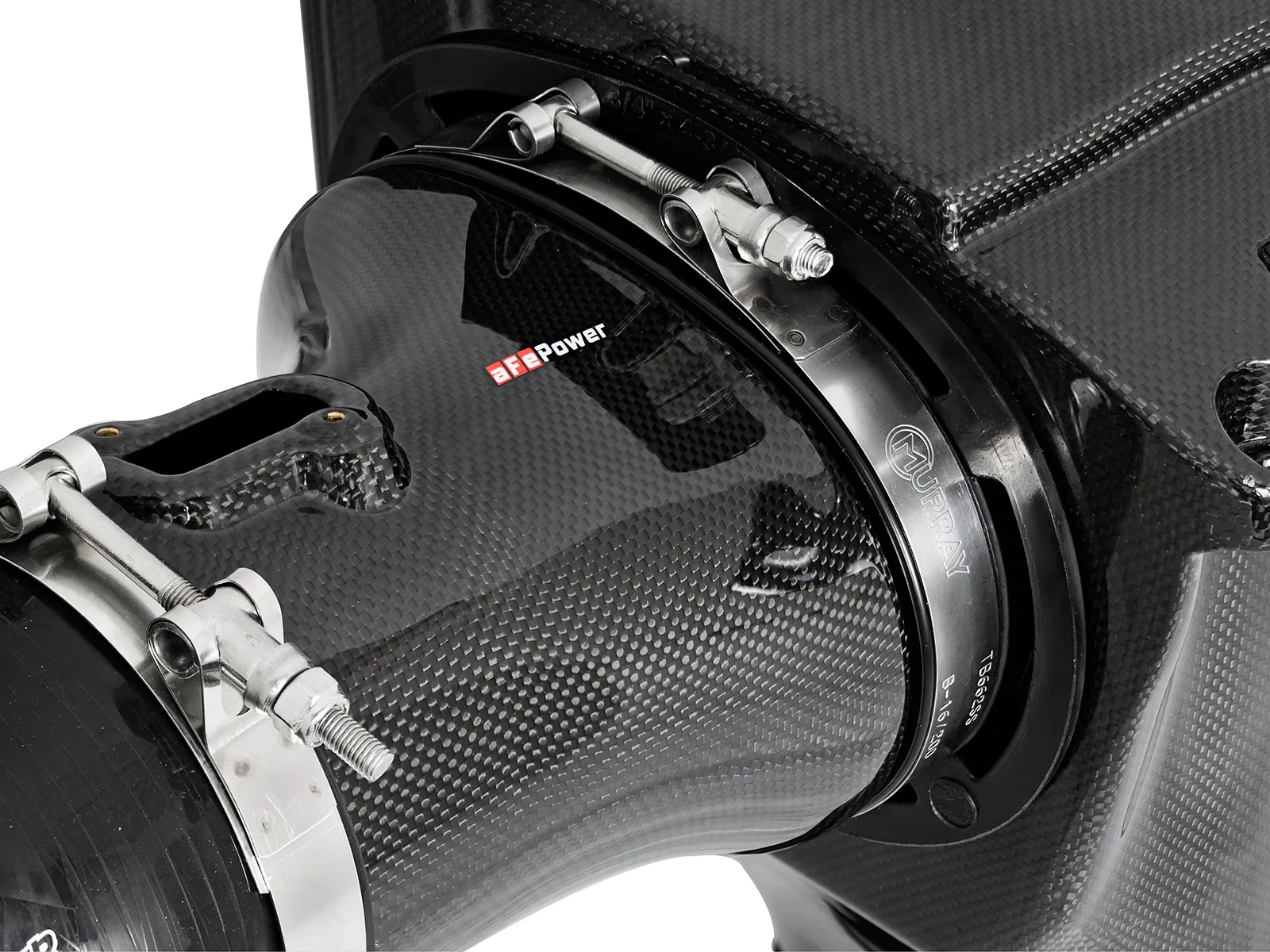 Układ dolotowy Black Series Momentum Carbon Fiber Cold Air Intake System w/Dual Filter Media| Dodge Challenger | Dodge Charger | 6.2 hellcat | 2015-2016 - obrazek 3