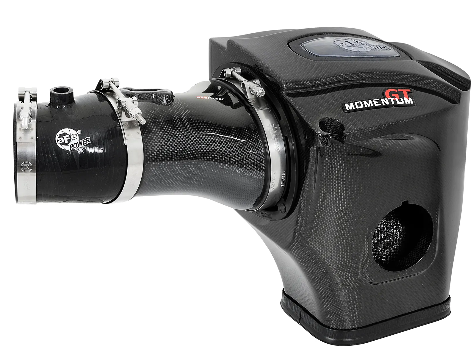 Układ dolotowy Black Series Momentum Carbon Fiber Cold Air Intake System w/Dual Filter Media| Dodge Challenger | Dodge Charger | 6.2 hellcat | 2015-2016 - obrazek 6