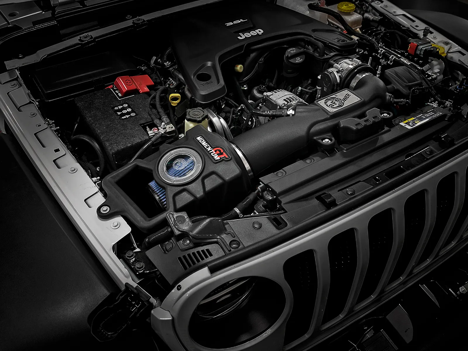 Układ dolotowy Momentum GT Cold Air Intake System w/Pro 5R Filter | Jeep Wrangler JL | 3.6 | 2018-2025 - obrazek 10