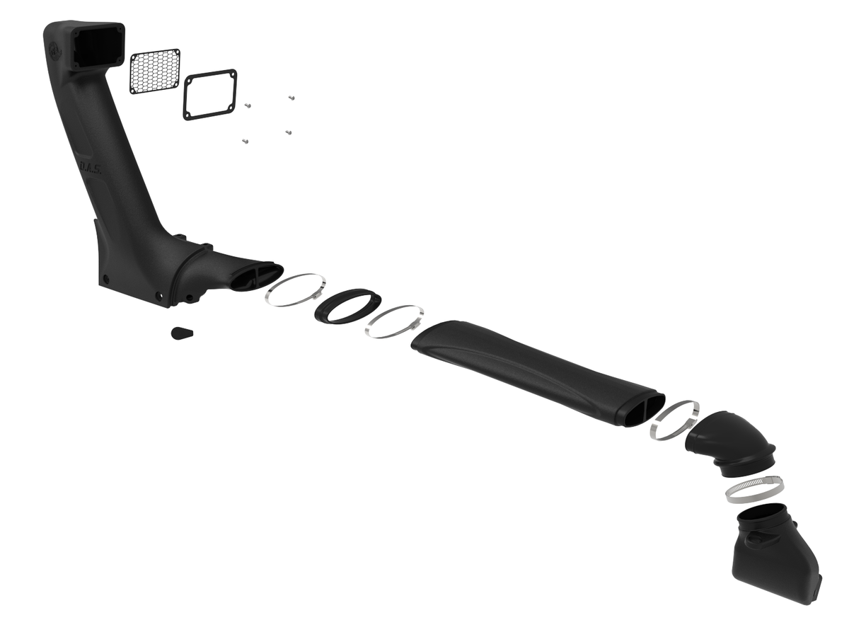 Wlot powietrza dynamiczny Snorkel Dynamic Air Scoop (D.A.S.) | Jeep Wrangler JL/Gladiator JT 2.0/3.6 V6 | 2018-2025 - obrazek 4