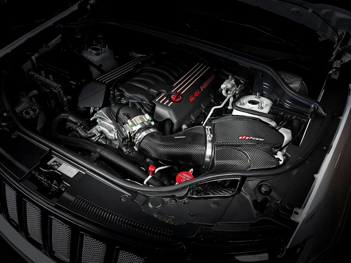 Układ dolotowy Black Series Carbon Fiber w/Pro DRY S Filter | Grand Cherokee | Durango | 6.4 SRT - obrazek 2